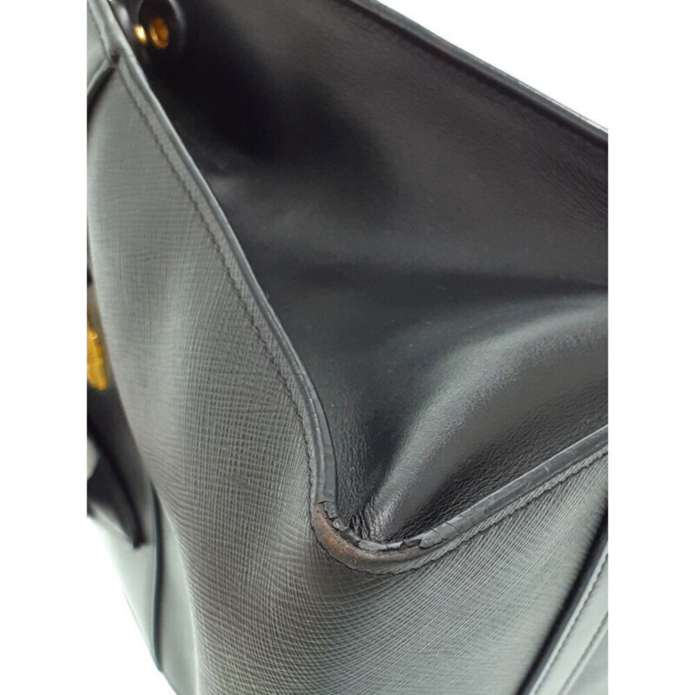 Prada Paradigme 2way tote Crossbody bag Saffiano leather Black - Picture 4 of 9